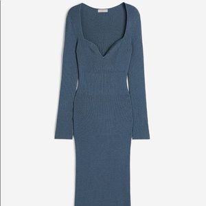 H&M rib knit bodycon dress